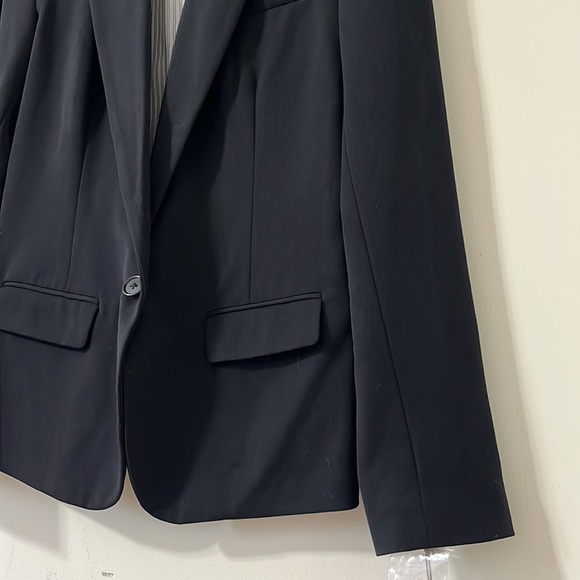 A New Day Black One Button Essential Blazer Jacket Size 8 NEW - Picture 6 of 10